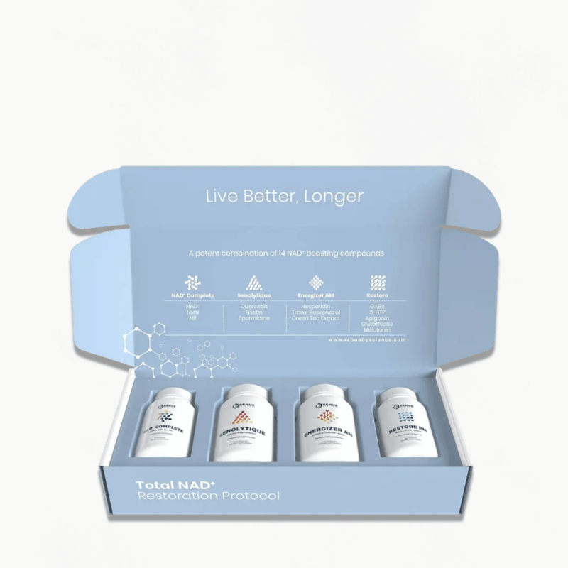 Renue by science logo found at BioHack World