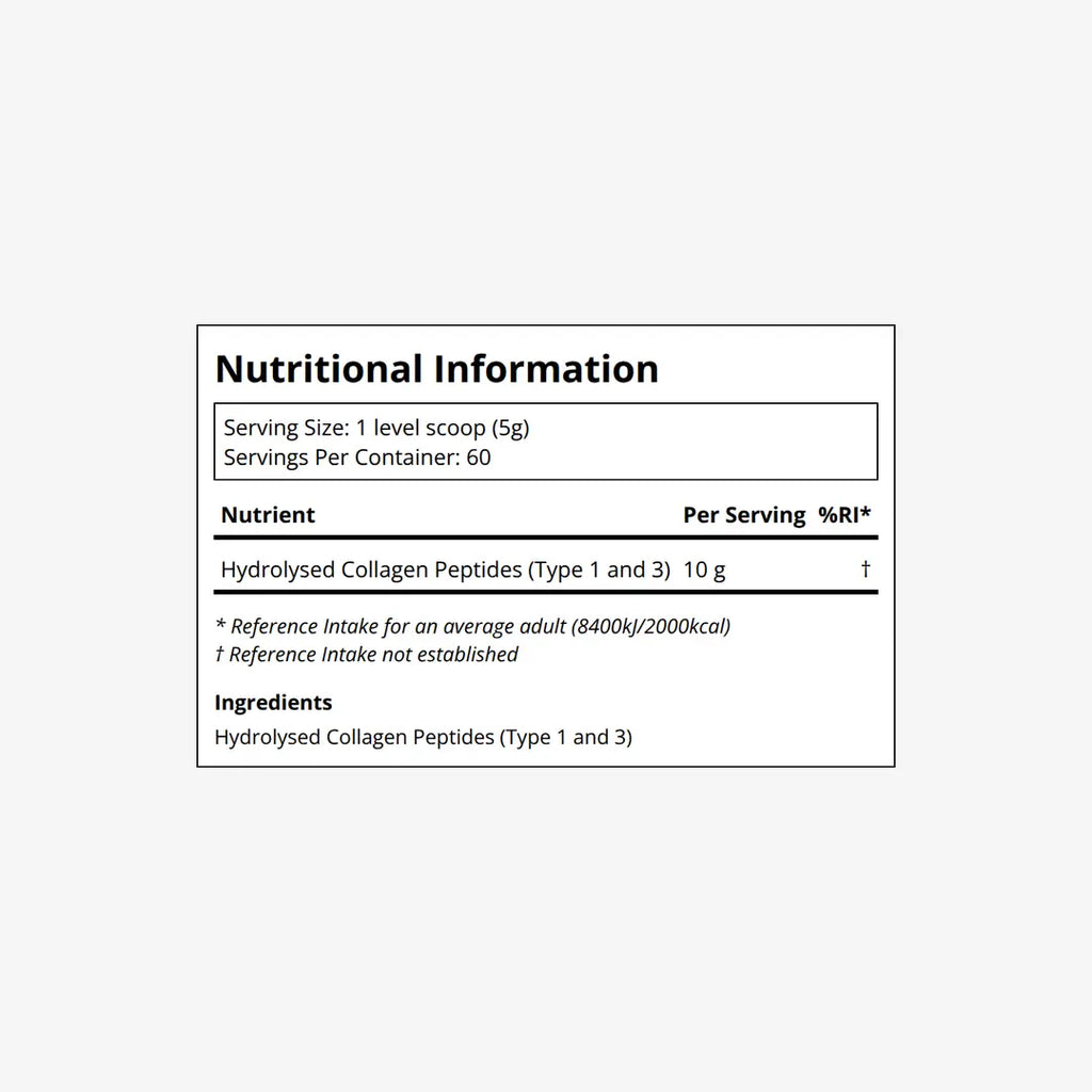DoNotAge Hydrolised Collagen Peptides Label