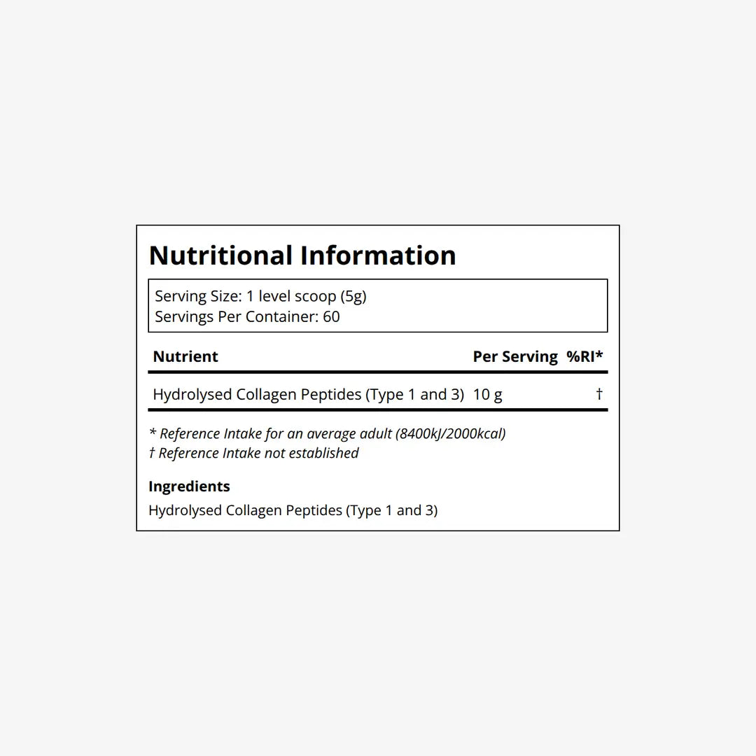 DoNotAge Hydrolised Collagen Peptides Label