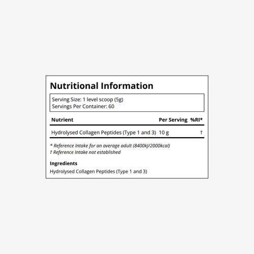 DoNotAge Hydrolised Collagen Peptides Label