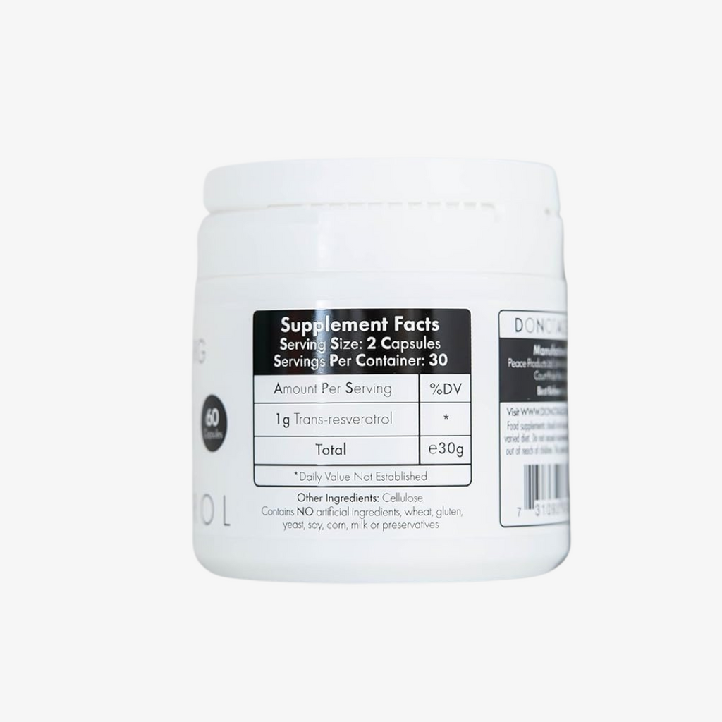 DoNotAge Resveratrol Back