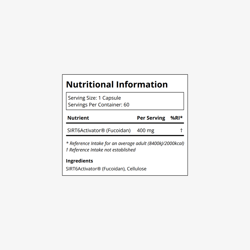 DoNotAge SIRT6Activator Label