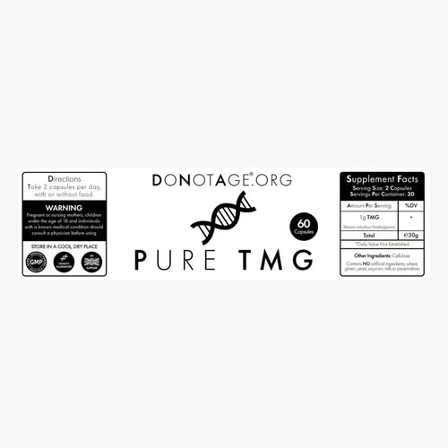 DoNotAge TMG Label