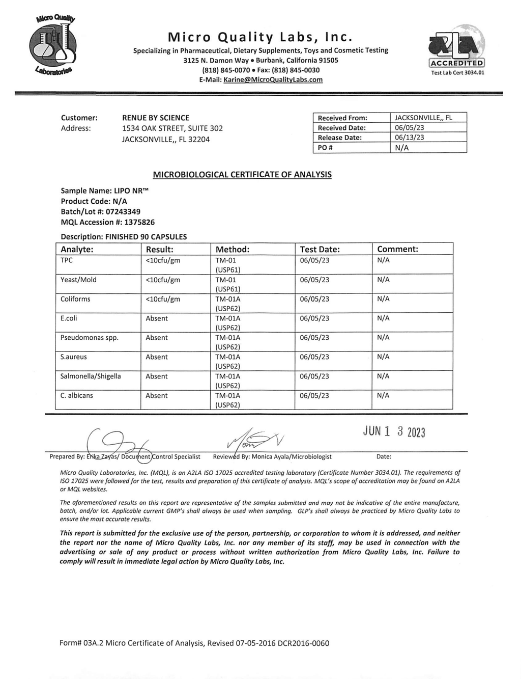 NR (Nicotinamide Riboside, Liposomal) 300 mg