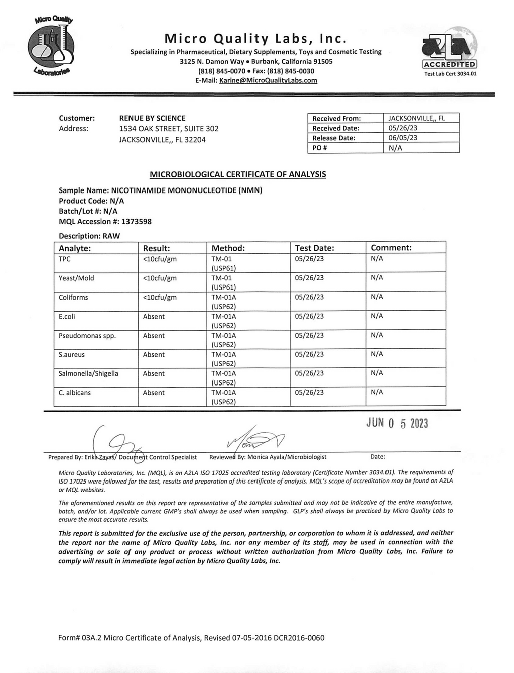 SLC Enteric NMN (Nicotinamide Mononucleotide, Delayed Release) 250mg