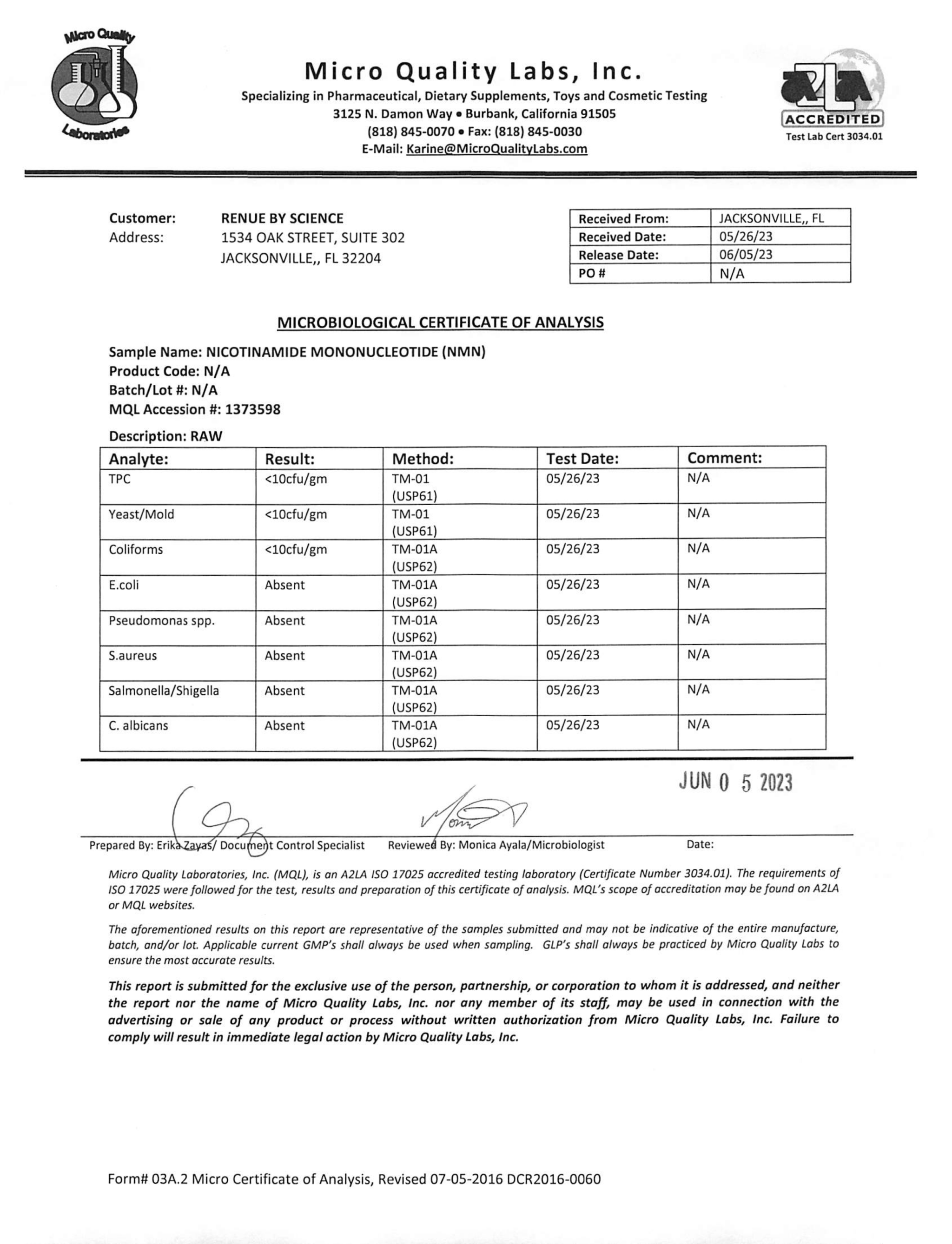 SLC Enteric NMN (Nicotinamide Mononucleotide, Delayed Release) 250mg