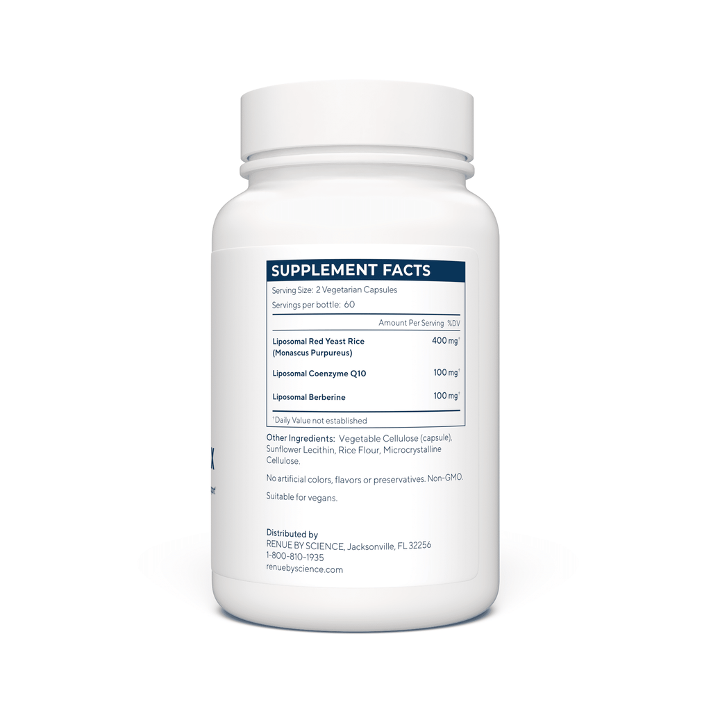 CardioMAX -  Liposomal Berberine, Red Yeast Rice, CoQ10 120 Ct.