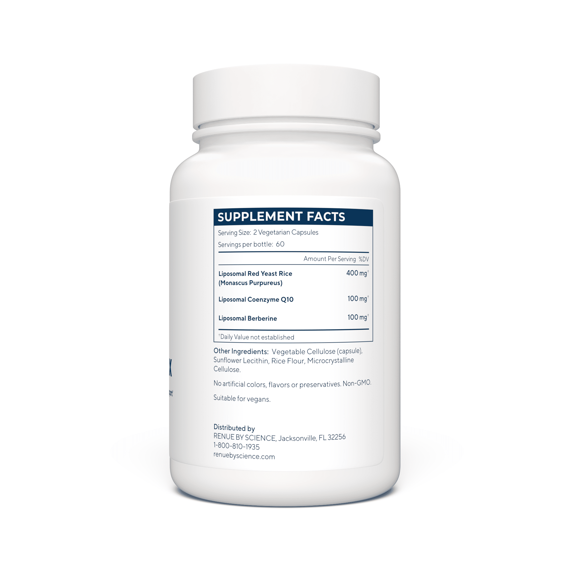 CardioMAX -  Liposomal Berberine, Red Yeast Rice, CoQ10 120 Ct.