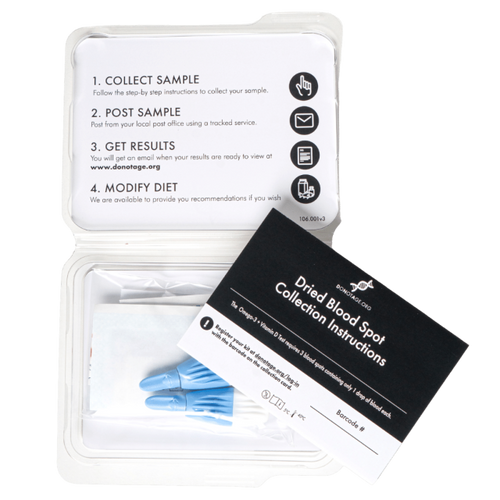 DoNotAge At Home Vitamin D and Omega-3 Test Kit